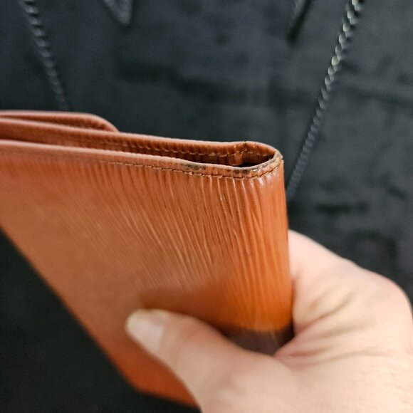 Louis Vuitton Brown Epi Leather Wallet - 7.5" x 4" - Picture 10 of 15